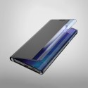 Etui pokrowiec z klapką i podstawką na Samsung Galaxy A35 New Sleep View Case - czarny