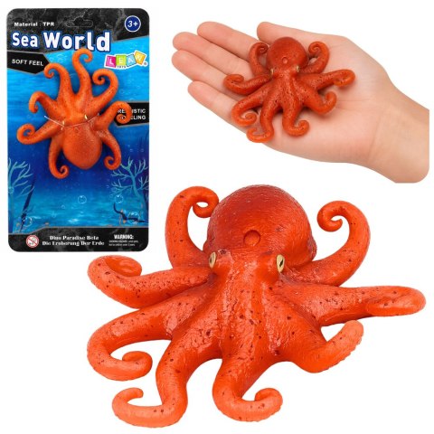 Gumowa Figurka Ośmiornica Rozciągliwa Realistyczna Zwierzę Morskie 14cm