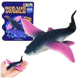 Latająca Ryba Gumowa Figurka Rozciągliwa Realistyczna Ryba Oceaniczna 12 cm