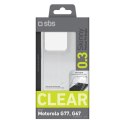 Etui pokrowiec na Motorola Moto G77 Skinny Cover - przezroczysty