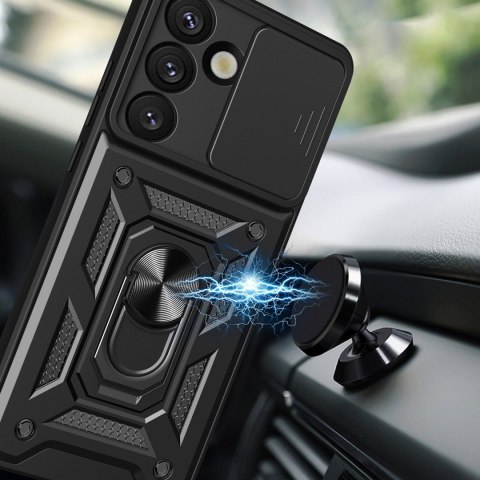 Etui pokrowiec na Samsung Galaxy S26 Hybrid Armor Camshield - czarny