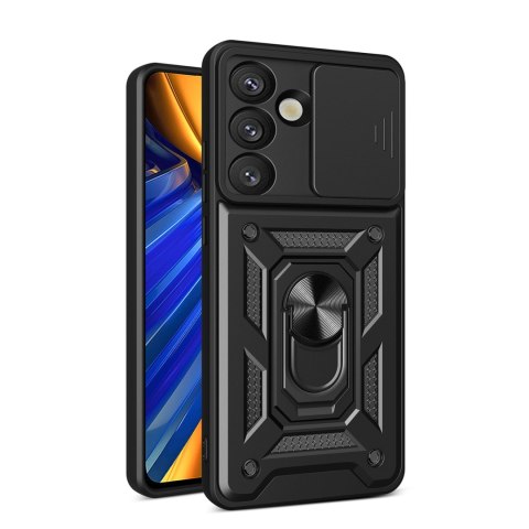 Etui pokrowiec na Samsung Galaxy S26 Ultra Hybrid Armor Camshield - czarny