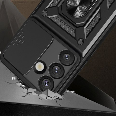 Etui pokrowiec na Samsung Galaxy S26 Ultra Hybrid Armor Camshield - czarny