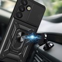 Etui pokrowiec na Samsung Galaxy S26 Ultra Hybrid Armor Camshield - czarny
