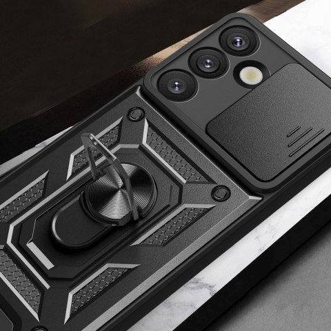 Etui pokrowiec na Samsung Galaxy S26 Ultra Hybrid Armor Camshield - czarny