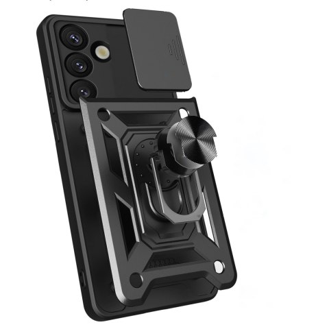 Etui pokrowiec na Samsung Galaxy S26 Ultra Hybrid Armor Camshield - czarny