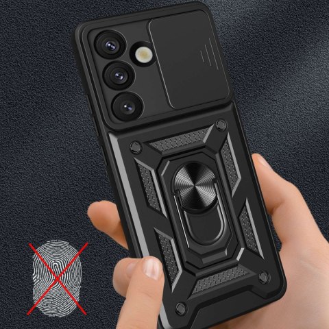 Etui pokrowiec na Samsung Galaxy S26 Ultra Hybrid Armor Camshield - czarny