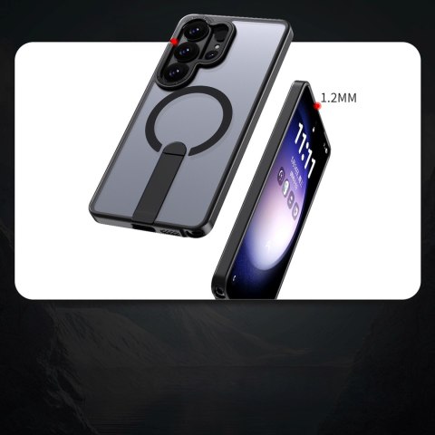 Etui pokrowiec na Samsung Galaxy S26 Ultra z podstawką Hybrid Armor X MagSafe - czarny