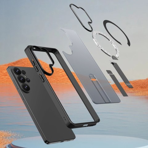Etui pokrowiec na Samsung Galaxy S26 Ultra z podstawką Hybrid Armor X MagSafe - czarny