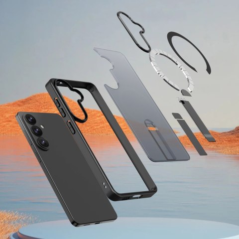 Etui pokrowiec na Samsung Galaxy S26 z podstawką Hybrid Armor X MagSafe - czarny