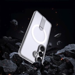 Etui pokrowiec na Samsung Galaxy S26 z podstawką Hybrid Armor X MagSafe - przezroczysty