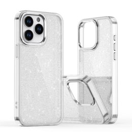 Etui pokrowiec na iPhone 16 Pro Max Glitter Case - przezroczyste z brokatem
