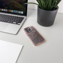 Etui pokrowiec na iPhone 16 Pro Max Glitter Case - różowe z brokatem
