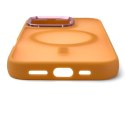 Etui pokrowiec na iPhone 16 Pro Max Magnetic Collection MagSafe - pomarańczowe