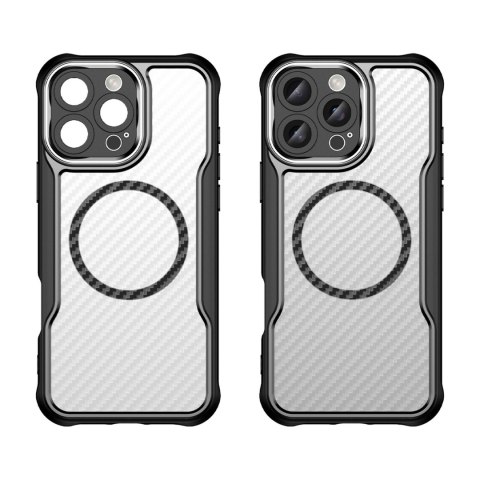 Etui silikonowe do iPhone 16 Pro Leading Series MagSafe - czarne