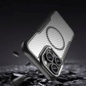 Etui silikonowe do iPhone 16 Pro Leading Series MagSafe - czarne