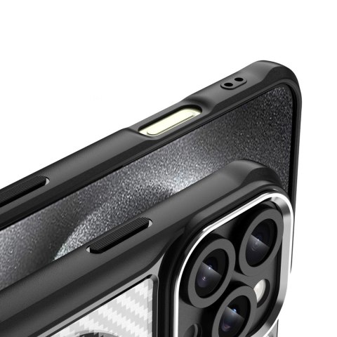 Etui silikonowe do iPhone 16 Pro Leading Series MagSafe - czarne