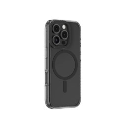 Etui silikonowe z pierścieniem magnetycznym do iPhone 16 Pro Titan Pro Mag Case - czarne