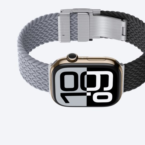 Zestaw 2 pasków do Apple Watch 45/46/49 mm Blend Band - szaro czarny / szary