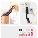 Selfie stick mini tripod aluminiowy Bluetooth obrót 360 stopni - czarny
