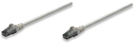 INTELLINET Patchcord Cat6 UTP 15 m 100% Cu szary 336772