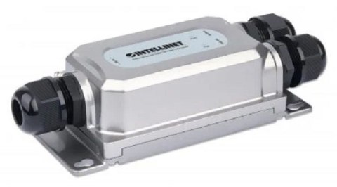 INTELLINET Zasilacz PoE+ Gigabit, 1x RJ45 30W, zewnętrzny IP67 561778