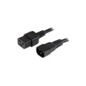 MANHATTAN Kabel zasilania PC przedłużacz C19 na C14 2 m ICOC 066-NC