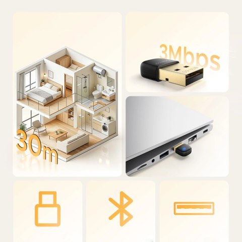 Adapter Orico BTA-60 Bluetooth 6.0 - czarny