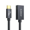 Adapter Orico CAF31 USB-C - USB-A 3.1 Gen 2 10Gbps 1m OTG - czarny