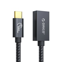 Adapter Orico CAF31 USB-C - USB-A 3.1 Gen 2 10Gbps 1m OTG - czarny