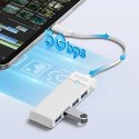 Hub USB Orico PAPW4A-C3 4-portowy 4x USB-A 3.0 0,15 m - biały