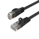 Kabel sieciowy Ethernet Orico PUG-C6B CAT6 1000Mbps RJ45 internetowy LAN płaski 10 m - czarny