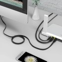 Kabel sieciowy Ethernet Orico PUG-C6B CAT6 1000Mbps RJ45 internetowy LAN płaski 10 m - czarny
