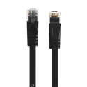 Kabel sieciowy Ethernet Orico PUG-C6B CAT6 1000Mbps RJ45 internetowy LAN płaski 2 m - czarny