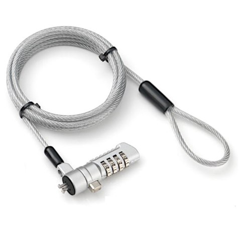 TECHLY Linka zabezpieczająca do laptopa Nano Slot na szyfr 1.8 m 107296