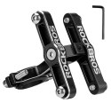 Adapter koszyka na bidon Rockbros KS-415 aluminiowy regulowany - czarny