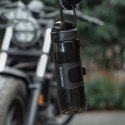 Bidon termiczny Rockbros S550H-1 700 ml z magnetycznym uchwytem i paskiem montażowym - czarny