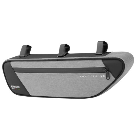 Torba rowerowa Rockbros TL003 ROAD TO SKY 2 l pod ramę wodoodporna - szara