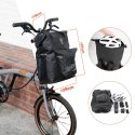 Torba rowerowa Rockbros AS-158 na kierownicę do roweru składanego Brompton 18 l - czarna