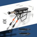 Bagażnik rowerowy Rockbros RBHJ-1 Black Diamond z błotnikiem i szybkim montażem do rowerów górskich 26-29" - czarny