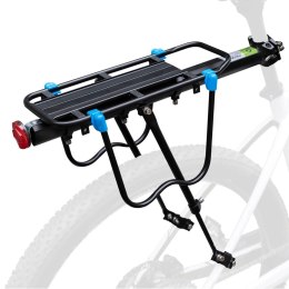Bagażnik rowerowy Rockbros Shelves HJ10010 z szybkim montażem i odblaskiem - czarny