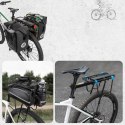 Bagażnik rowerowy Rockbros Shelves HJ10010 z szybkim montażem i odblaskiem - czarny