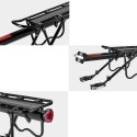 Bagażnik rowerowy Rockbros Shelves - tylny, na sztycę, szybkozamykacz