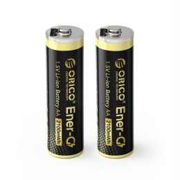 Bateria litowa akumulator AA 1.5 V 2100mWh USB-C z kablem ładującym - 2 szt.