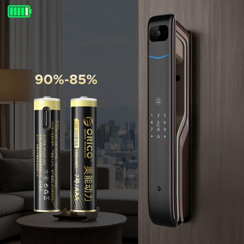Bateria litowa akumulator AAA 1.5 V 500mWh USB-C - 2 szt.