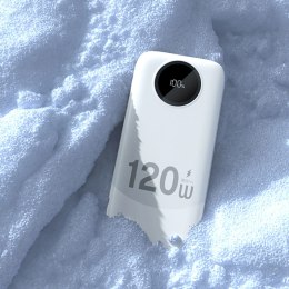 Powerbank Dudao K13 10000mAh z wbudowanym kablem - biały
