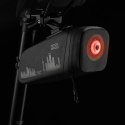 Torba rowerowa Rockbros AS-141 podsiodłowa lekka z inteligentną lampką tylną - czarna