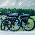 Torba rowerowa Rockbros AS-001-3BG na bagażnik wodoodporna 20 l - czarna