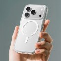 Etui pokrowiec na iPhone 17 Pro Titan Pro MagSafe - przezroczysty