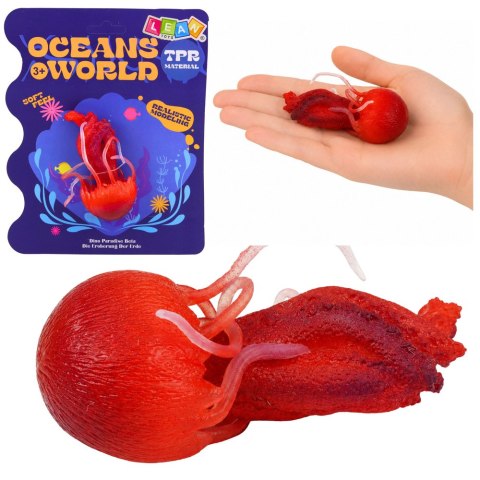 Gumowa Figurka Meduza Rozciągliwa Realistyczna Zwierzę Morskie 9 cm